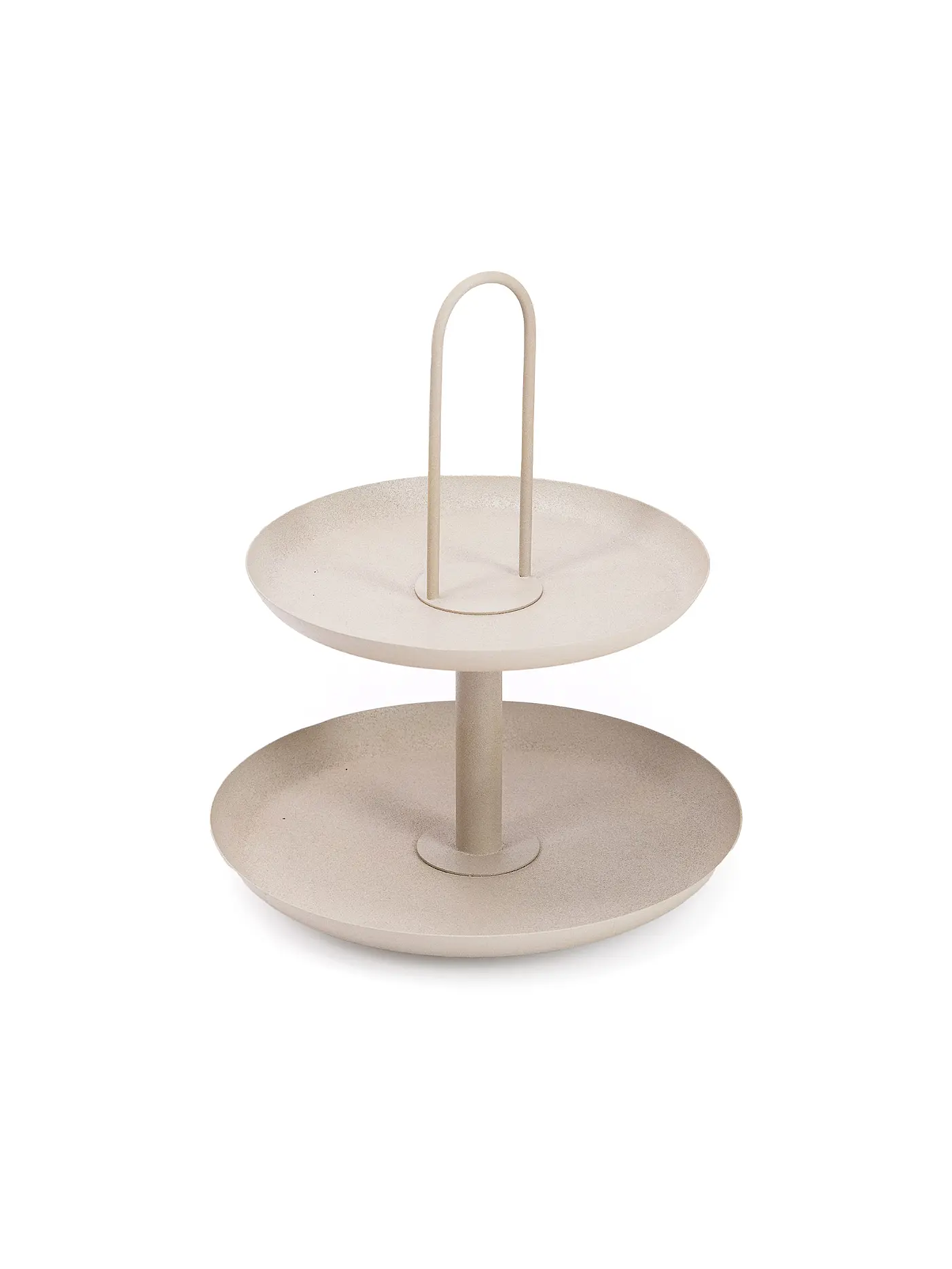 FYNCH HATTON | Etagere 2-stufig 30x37cm MAANDAZI  elephant grey | 